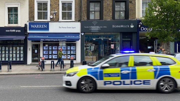 Britská policie, ilustrační fotografie