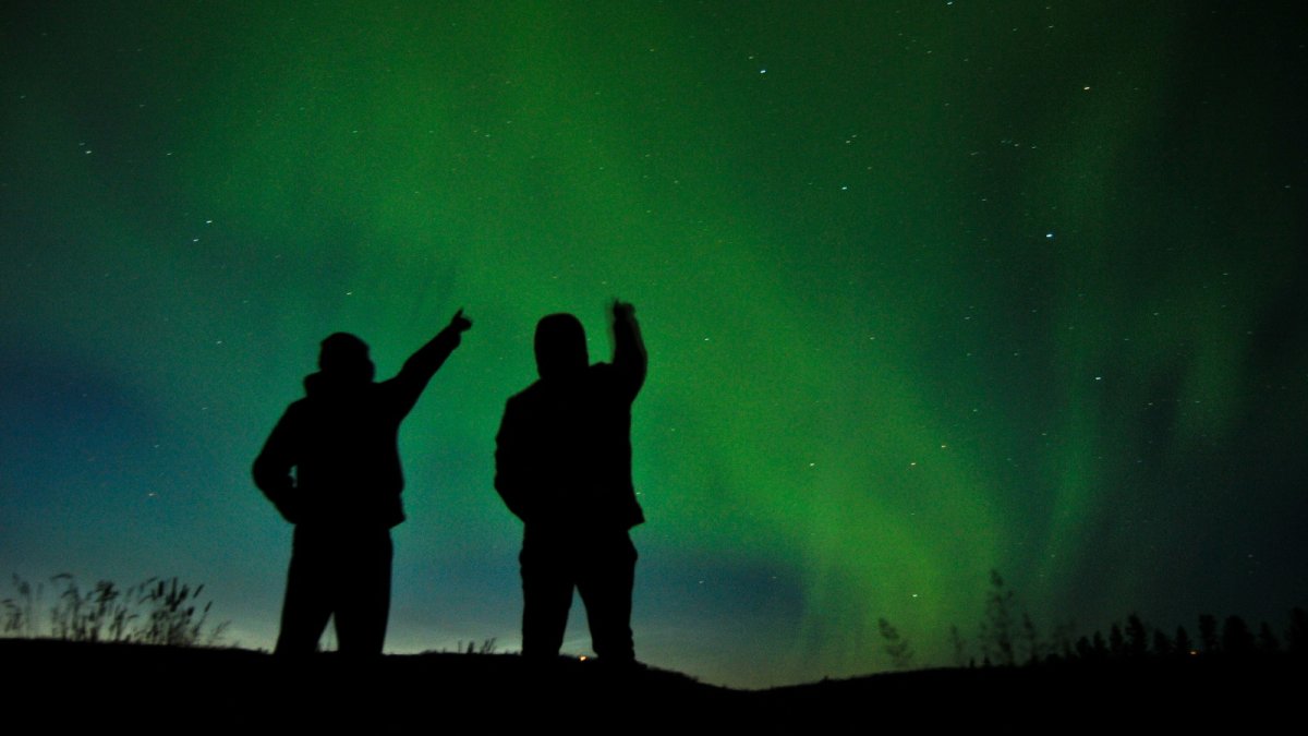 Polární záře, ilustrační fotografie