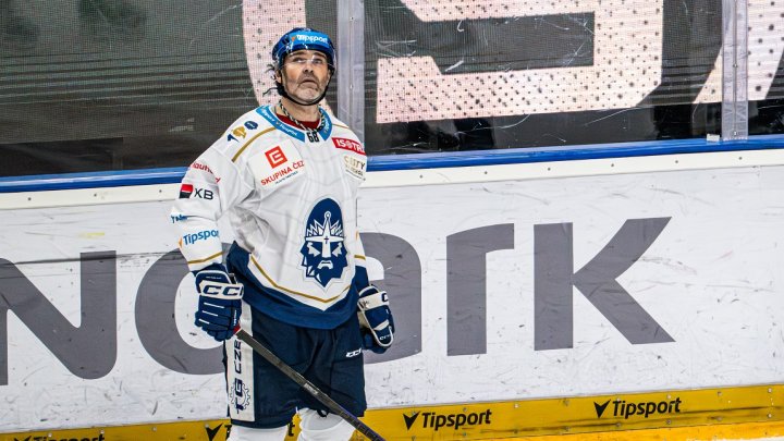 Jaromír Jágr během zápasu na Spartě