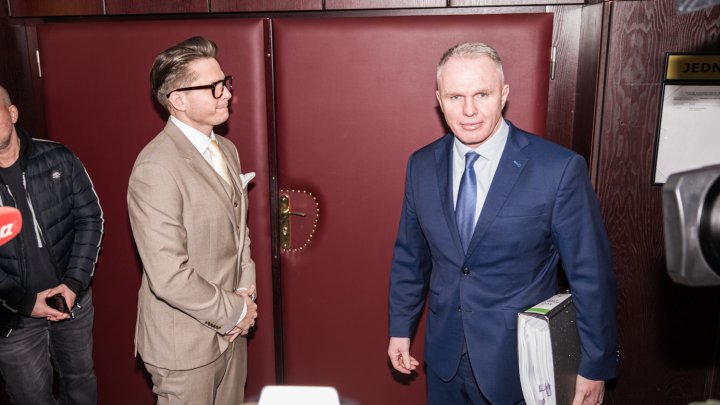 Ondřej Brzobohatý dorazil do soudní budovy. (12.3.2025)