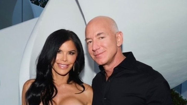 Jeff Bezos a Lauren Sánchez