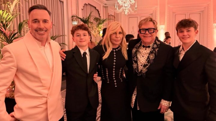 Elton John s rodinou