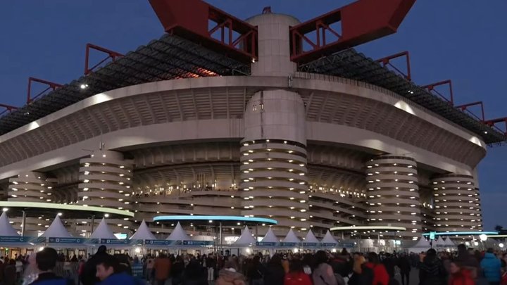 Stadion San Siro v Miláně, dějiště zimních olympijských her 2026