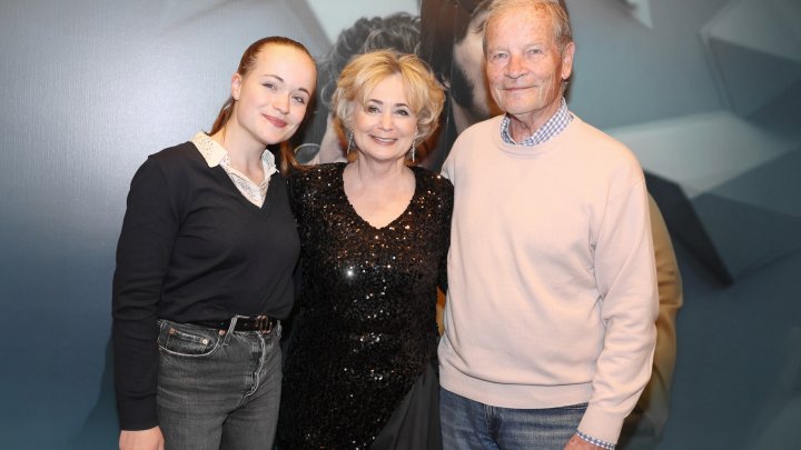 Jana Nagyová s rodinou. 