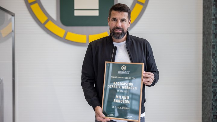 Milan Baroš s neotřelým oceněním. 