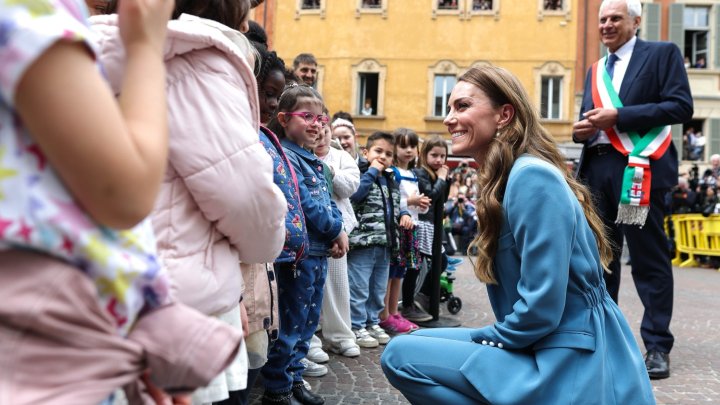 Princezna Kate je na dvoudenní návštěvě Itálie. 